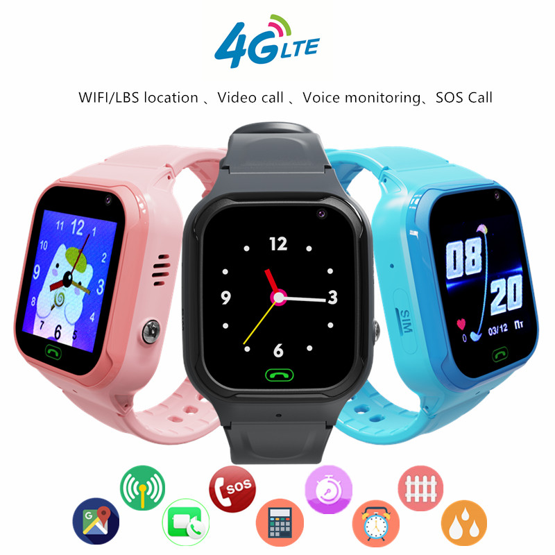 Smartwatch Digital Watches For Kid Girl - 4G çocuklar akıllı telefon izle görüntülü