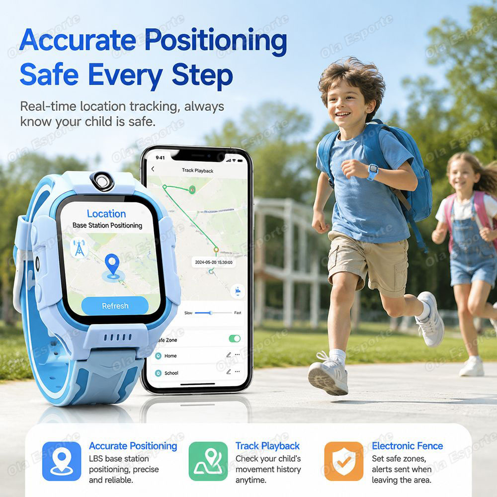 2027 Yeni 2G/5G Çocuk Akıllı S - Smartwatch Watches For Kids With Gps incelemesi ve fiyatı