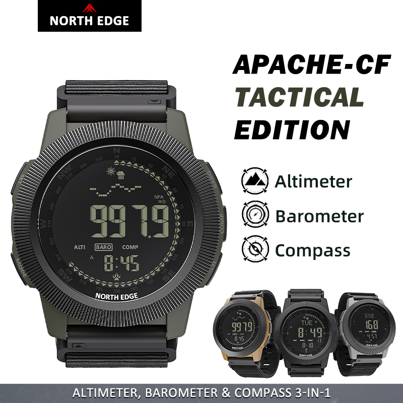 NORTH EDGE APACHE-CF Erkek Dij - Altimeter Compass Watch incelemesi ve fiyatı
