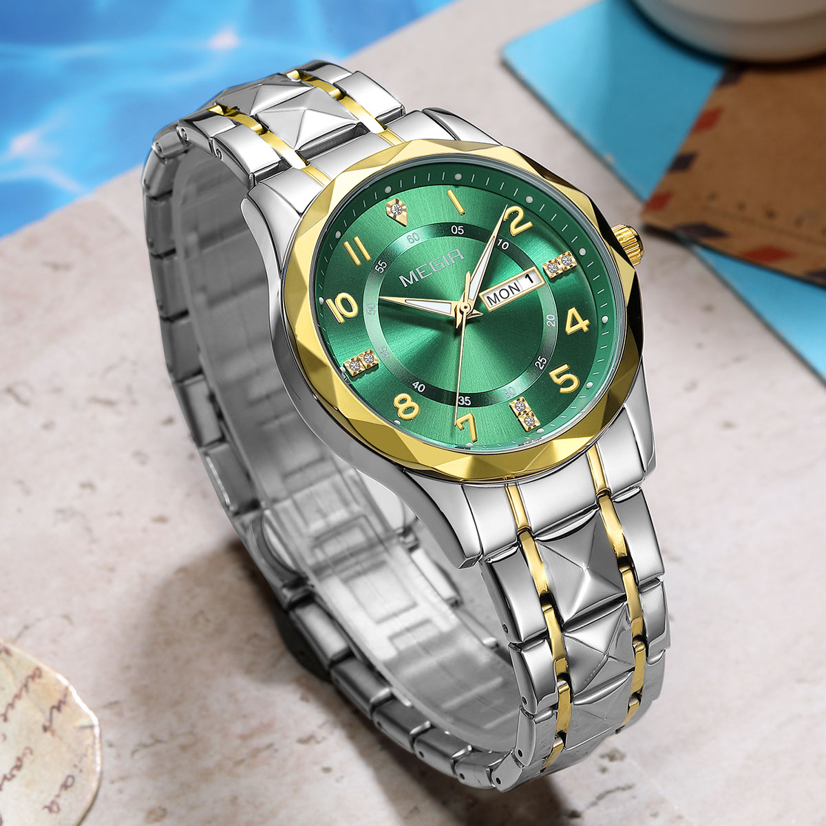 MEGIR Zarif Basit Stil Erkekle - Watches Ladies Smartwatch incelemesi ve fiyatı