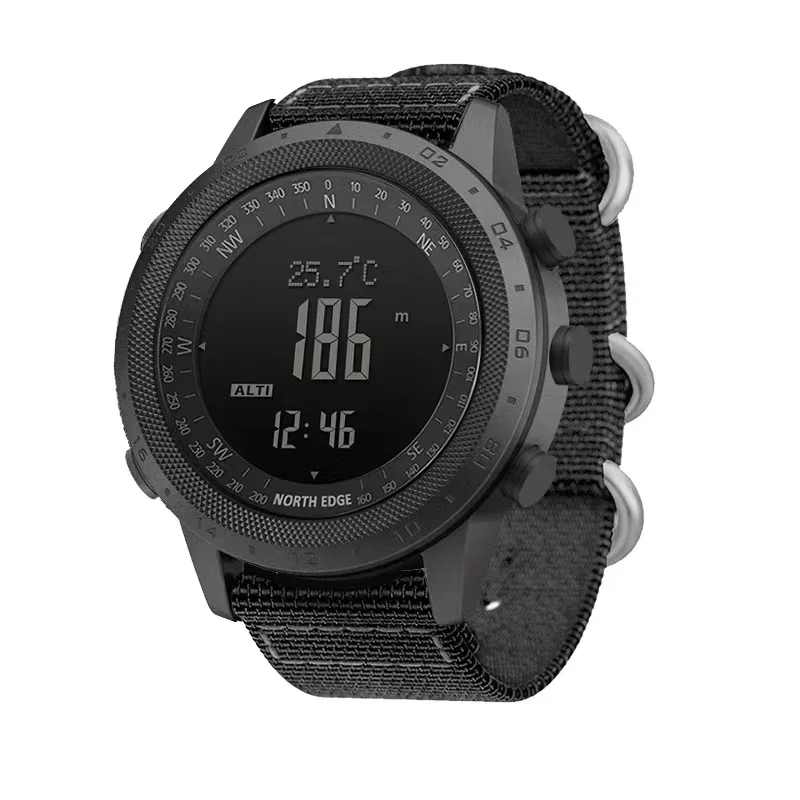 Erkekler Dijital Saat NORTH ED - Altimeter Compass Watch incelemesi ve fiyatı