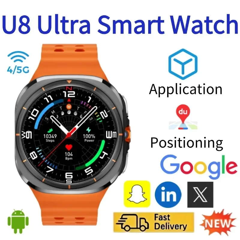 U8 Akıllı Saat, 4G, 5G, Döndür - Smartwatch Watches For Women With Gps incelemesi ve fiyatı