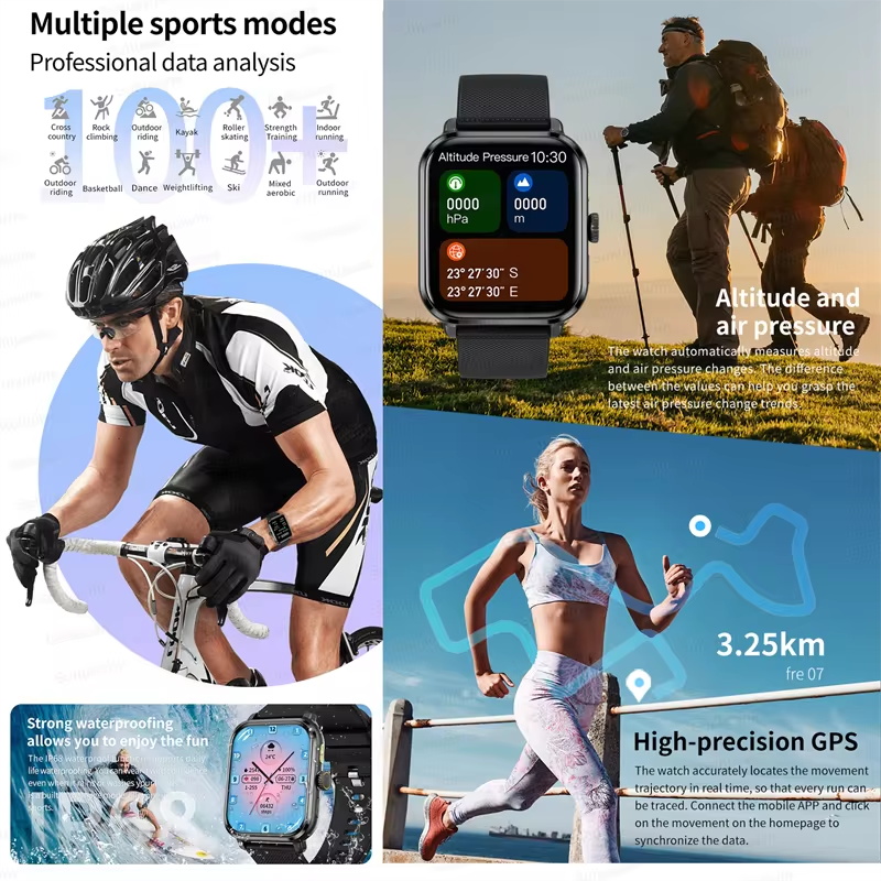 2026 Yeni Üst Düzey Spor Fitne - Smartwatch Watches For Women With Gps incelemesi ve fiyatı