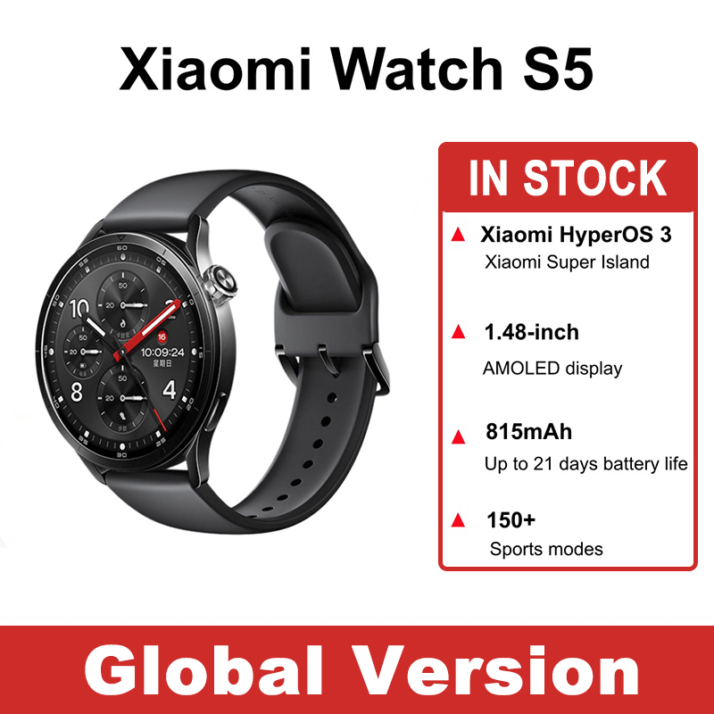Küresel Sürüm Xiaomi Watch S5  - Timex Watches Smartwatch incelemesi ve fiyatı