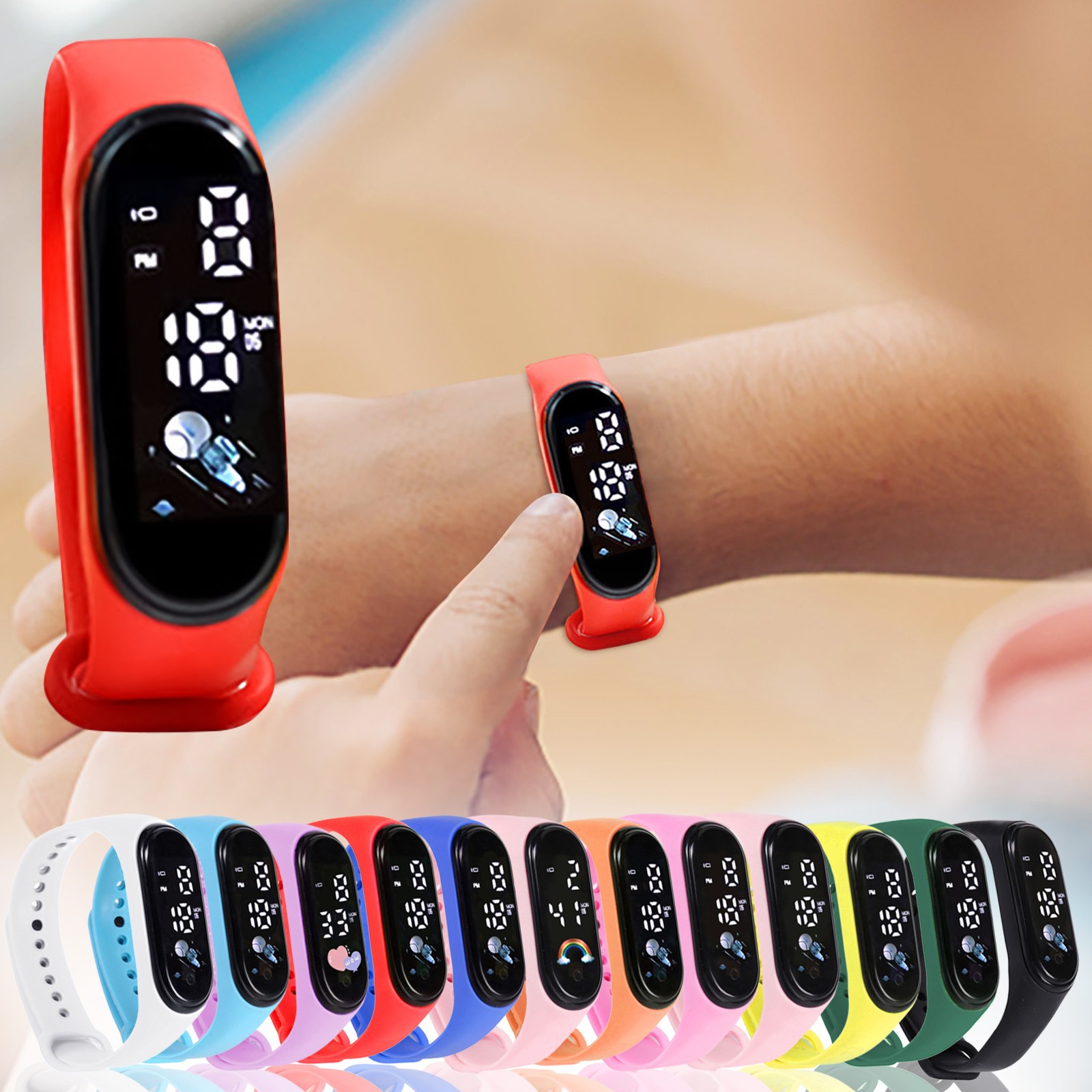 Çocuklar için Kawaii akıllı sa - Smartwatch Digital Watches For Kid Girl incelemesi ve fiyatı