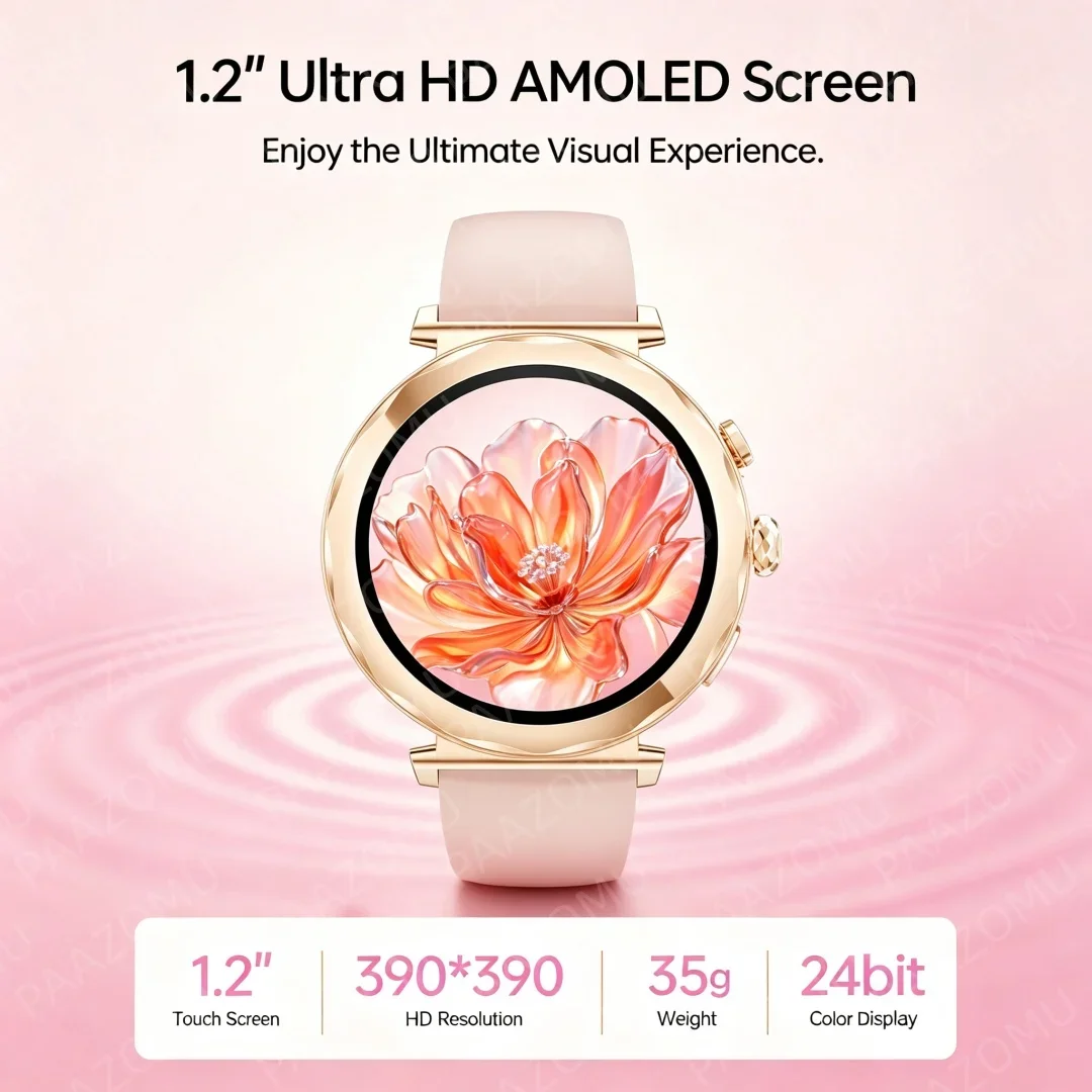 Gül Kurusu Renkli Kadın Akıllı - Watches Ladies Smartwatch incelemesi ve fiyatı